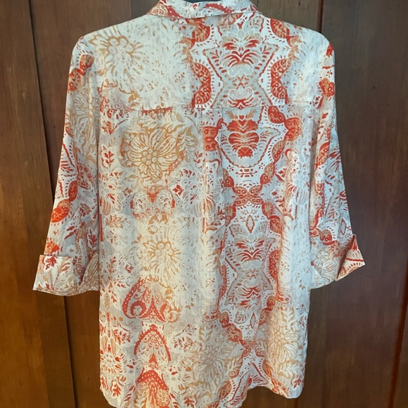 Chicos linen Tunic Size S-P - Picture 2 of 3